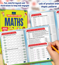 Super Kids Activity Book -2 for Kids (Set of 3) - Maths, Science & English Book for children's.