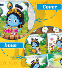 My First Shaped God Board Book – Krishna Hindu Mythology Picture Story Book for Kids - Age 2+ Yrs