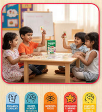 Flash Cards - Set Of 3 Multicolor Flash Cards For Kids - Vegetables, Animals, And Birds.