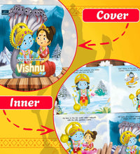 My First Shaped God Board Book – Lord Vishnu Hindu Mythology Story Book for Kids - Age 2+ Yrs
