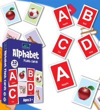 Alphabet - Multicolor Flash Cards For Kids.