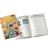 Stem Activity Book Upskilling The Generation Robotics for kids.