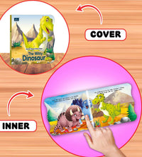 The Witty Dinosaur Animal Shaped Story Board Book - Engaging And Educational Stories For Kids.