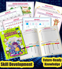 Stem Activity Book Upskilling The Generating Coding for kids.