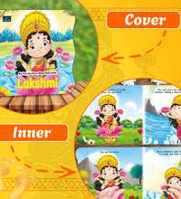 My First Shaped God Board Book – Laxmi Hindu Mythology Story Book for Kids - Age 2+ Yrs