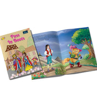 Fairy Tales for Kids (Set of 3) - Puss In Boots, Peter Pan & Pinocchio Story Books.