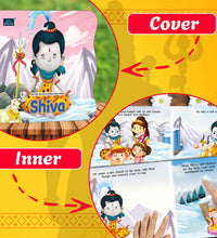 My First Shaped God Board Book – Mahadev Shiva Hindu Mythology Story Book for Kids - Age 2+ Yrs