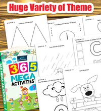 365 Mega Activity Book 1 -  Fun Learning & Creative Adventures for Kids.