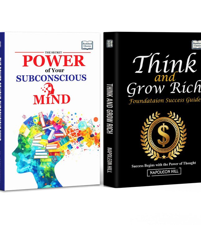 Power of Your Subconscious Mind The Secret Novel And Think and Grow Rich Foundation Success Guide Set of 2 Books for Success, Positive Thinking, Personal Growth & Wealth