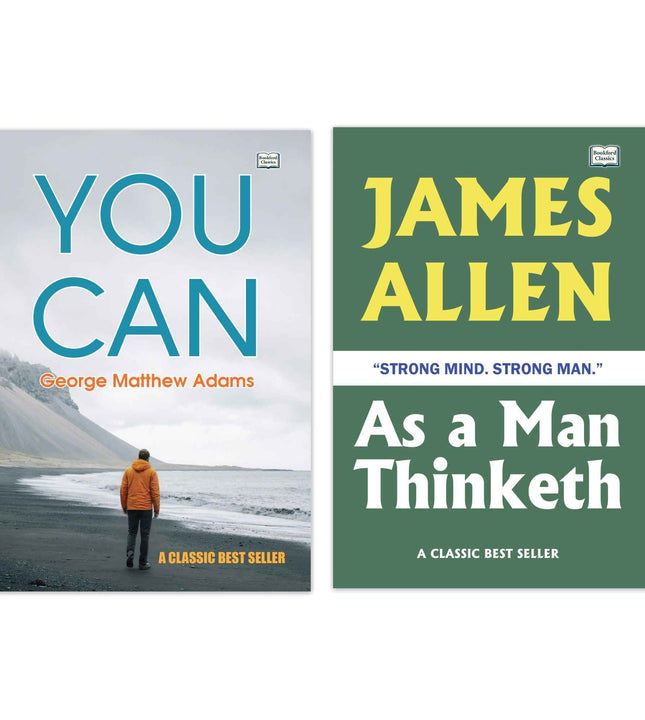 As a Man Thinketh and You Can | Self Help and Motivation Book Combo | Positive Thinking Success Mindset and Personal Growth Paperback Set