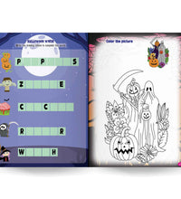 Magic Land Halloween Activity & Coloring Book For Kids