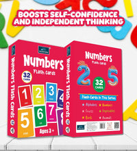 Numbers 1-100 - Multicolor Flash Cards For Kids.