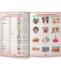 Little explorers WORLD Fun Activity Edition Book for kids.