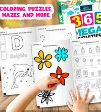 365 Mega Activity Book 1 -  Fun Learning & Creative Adventures for Kids.