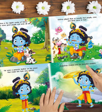 My First Shaped God Board Book – Krishna Hindu Mythology Picture Story Book for Kids - Age 2+ Yrs
