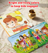 My First Shaped God Board Book – Hanuman Hindu Mythology Picture Story Book for Kids - Age 2+ Yrs