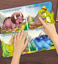 The Witty Dinosaur Animal Shaped Story Board Book - Engaging And Educational Stories For Kids.