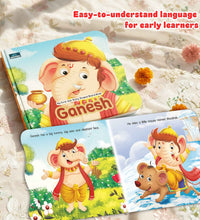My First Shaped God Board Book – Ganesh Hindu Mythology Picture Story Book for Kids - Age 2+ Yrs