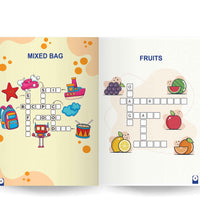Kids Book Of Cross Word Activity book for Children.