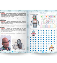 Stem Activity Book Upskilling The Generation Robotics for kids.