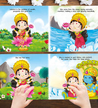 My First Shaped God Board Book – Laxmi Hindu Mythology Story Book for Kids - Age 2+ Yrs