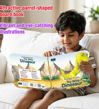 The Witty Dinosaur Animal Shaped Story Board Book - Engaging And Educational Stories For Kids.