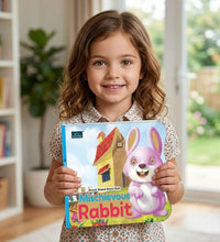 Mischievous Rabbit Animal Shaped Story Board Book - Engaging And Educational Stories For Kids.