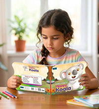Happy Koala Animal Shaped Story Board Book For Kids.