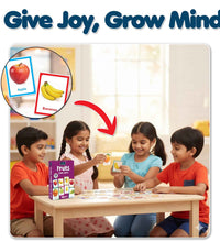 Fruits - Multicolor Flash Cards For Kids.