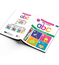 Write And Clean Reusable Book - Small Letter abc Tracing Workbook For Kids - Fun And Educational Tracing Activities
