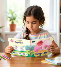 The Bully Elephant Animal Shaped Story Board Book - Engaging And Educational Stories For Kids.