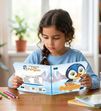 Wise Penguin Animal Shaped Story Board Book For Kids.