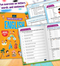 Super Kids Activity Book -2 for Kids (Set of 3) - Maths, Science & English Book for children's.