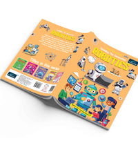 Stem Activity Book Upskilling The Generation Robotics for kids.