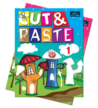 Cut & Paste 1 - Early Learning Educational book, Boost creativity with pictures Ages 3+