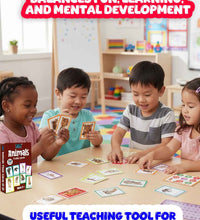 Animals - Multicolor Flash Cards For Kids.