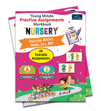 Young Minds Practice Assignments Workbook - Nursery Books For Kids.