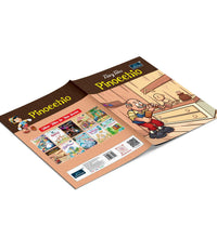 Fairy Tales for Kids (Set of 3) - Puss In Boots, Peter Pan & Pinocchio Story Books.
