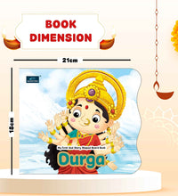 My First Shaped Board Book – Shiva and Durga Hindu Gods Mythology Story Book for Kids - Age 2+ Yrs (Indian Gods and Goddesses)