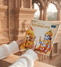 My First Bhagavad Gita Board Book for Kids | Simple illustrated Bhagavad Gita in Hindi, Sanskrit and English for Daily Living - Ages 3+ Years