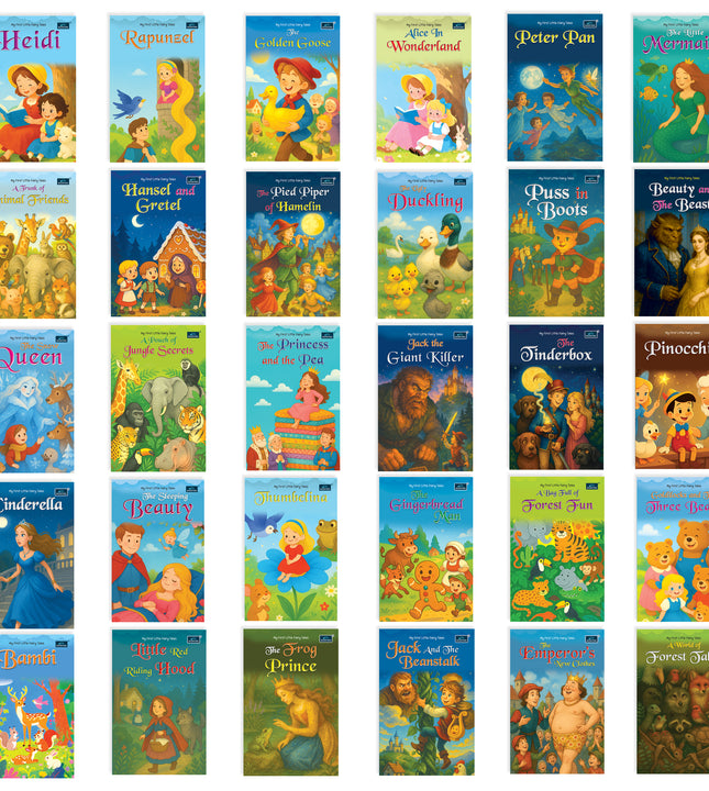 My First Little Fairy Tales Series -SET OF 30 Books Combo for kids.