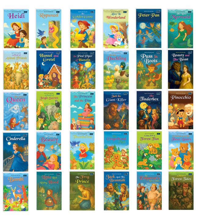 My First Little Fairy Tales Series -SET OF 30 Books Combo for kids.