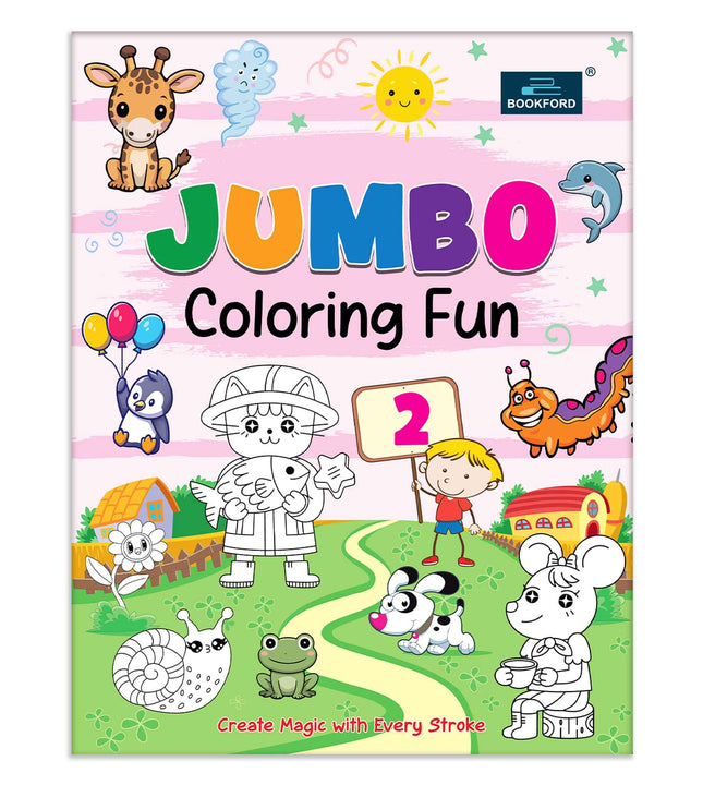 Jumbo Coloring Fun Book - Part 2 Coloring Book For Kids