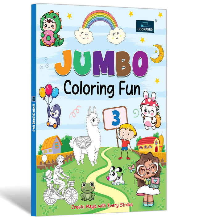Jumbo Coloring Fun Book - Part 3 Coloring Book For Kids
