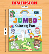 Jumbo Coloring Fun Book - Part 3 Coloring Book For Kids