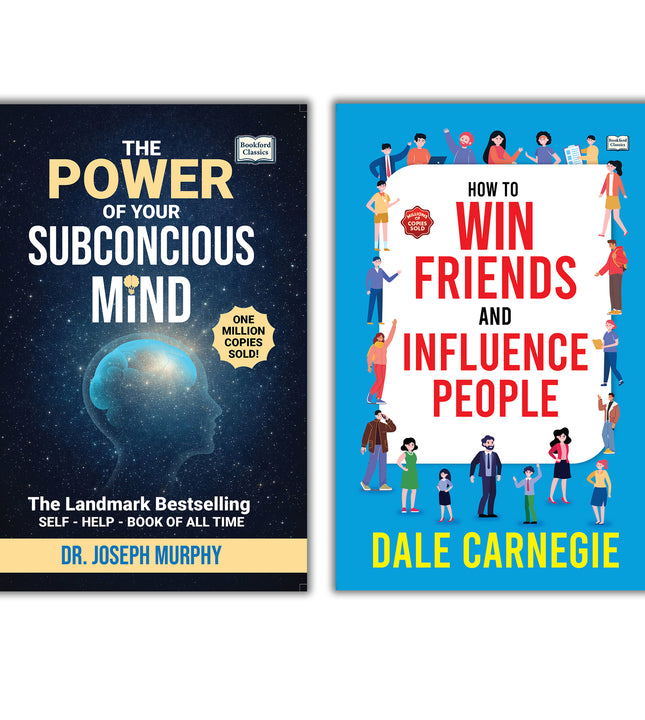 How to Win Friends & Influence People + The Power of Your Subconscious Mind (Set of 2) | Original English Edition | Best Communication & Motivational Books