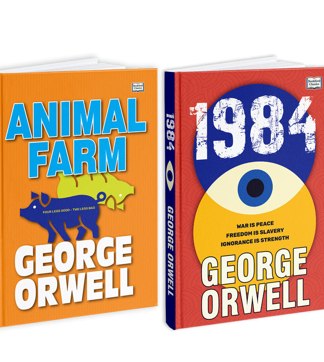 1984 and Animal Farm Set of 2 - George Orwell Classic – Paperback Edition