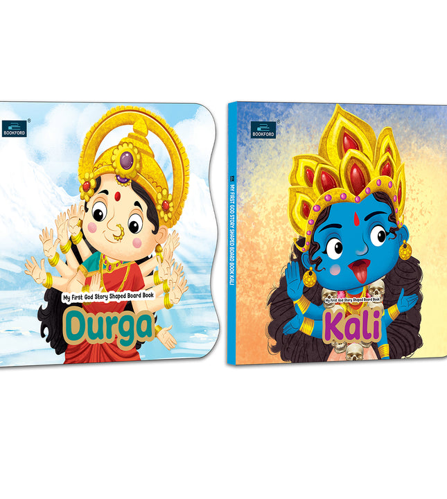 My First Shaped God Board Book – Illustrated Kali and Durga Hindu Devi Mythology Story Book for Kids - Age 2+ Yrs (Indian Gods and Goddesses)