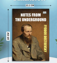 notes from underground book, fyodor dostoevsky book, dostoevsky novels, russian classic novel