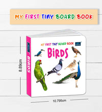 My First Tiny Board book- Vegetables, Fruits, Wild & Domestic animals and Birds (Set of 4) for Kids